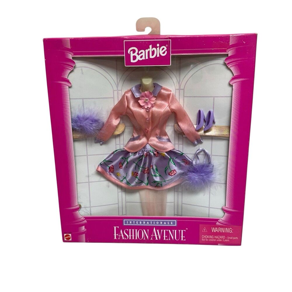 Vtg 1996 Mattel Barbie‎ Fashion Avenue International Spring Doll Outfit #15902